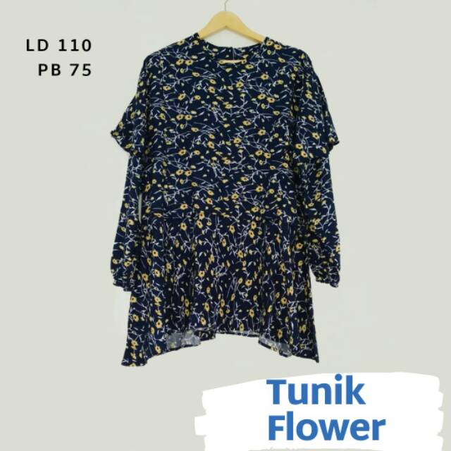 tunic busui motif bunga