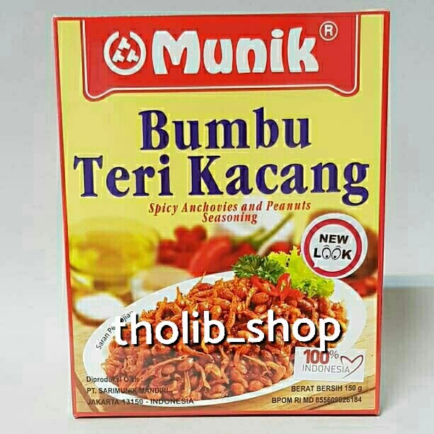 

Munik bumbu teri kacang 150 gr