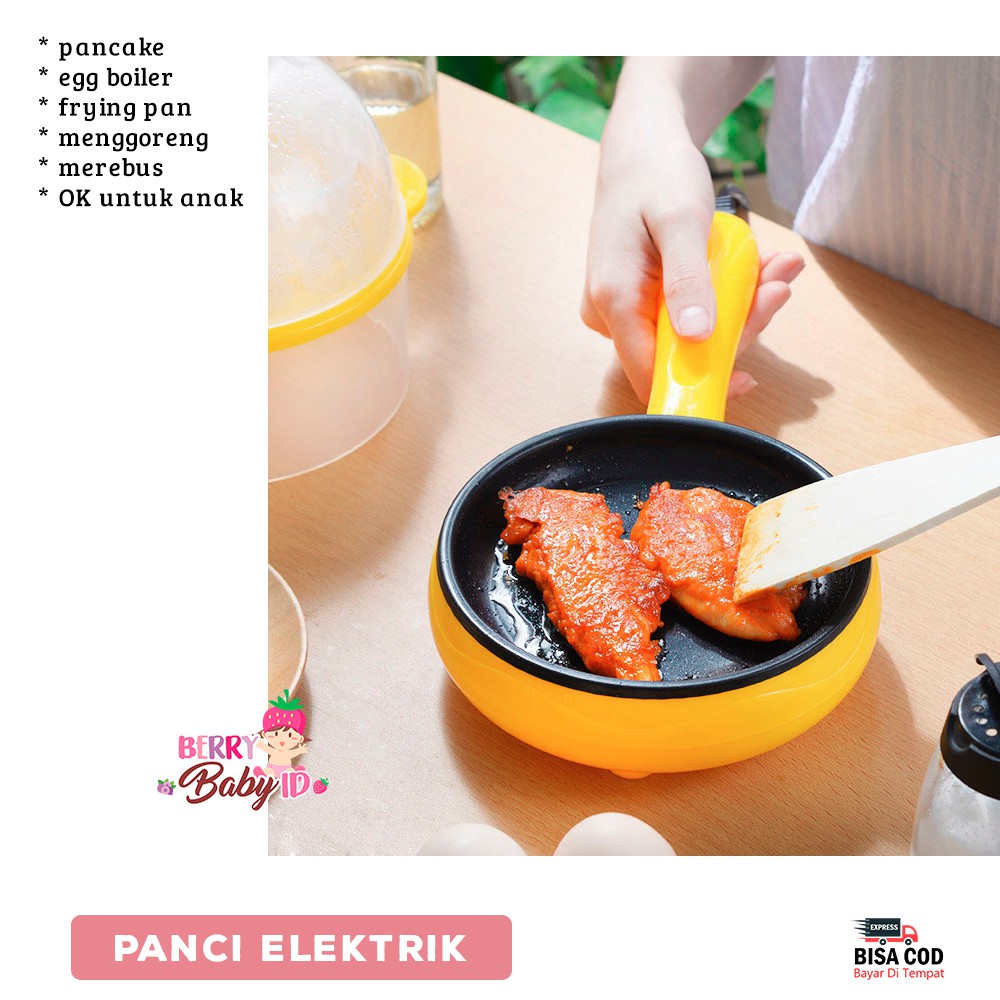 Berry Mart Panci Elektrik Frying Pan Egg Boiler Pancake Masak Masakan Multifungsi Berry Mart