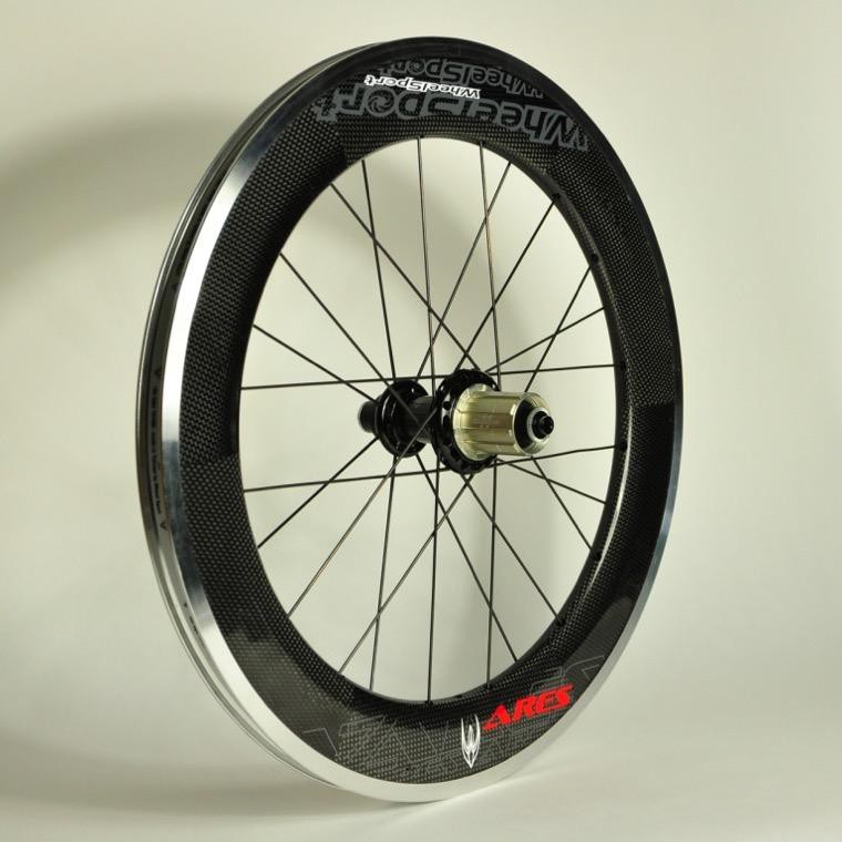 WHEELSPORT ARES 20" (451) CARBON WHEELSET - RED - VELG SEPEDA