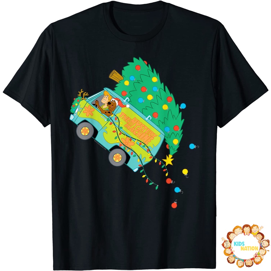 Baju anak Scooby-Doo Oh Christmas Tree T-Shirt T-Shirt baju anak murah Fashion Bayi Fashion Boy Fash