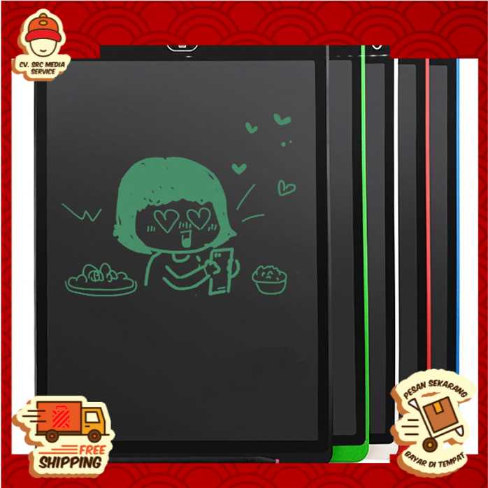 

LanLan Papan Gambar Digital Monochrome LCD Tablet 12 Inch - AAH004