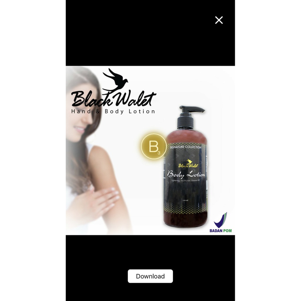 

LOTION BLACK WALET SIGNATURE BPOM