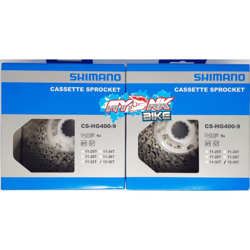 Sprocket shimano alivio HG400 9speed