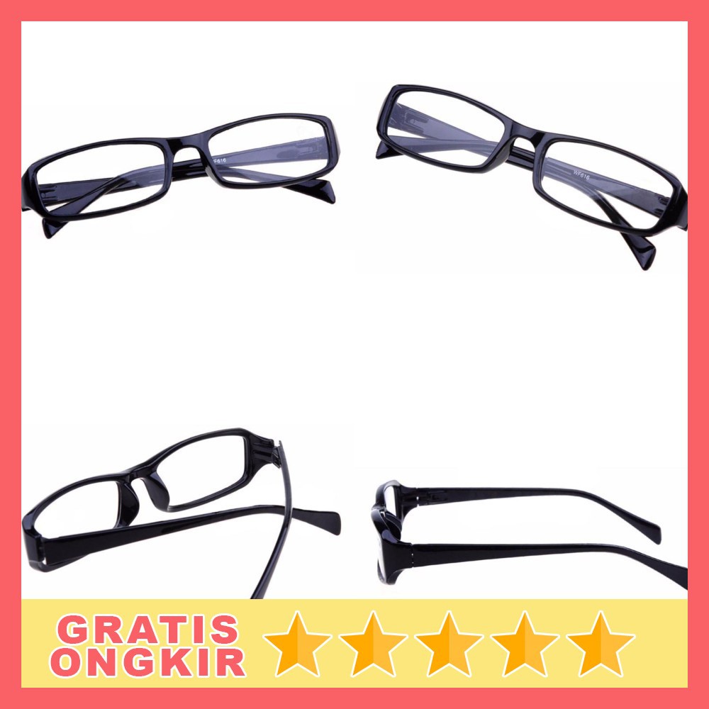 WYM Kacamata Baca Lensa Plus 2.5 - G616 - Black