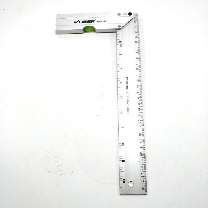 

R deer Penggaris Siku RAS-300,300mm / Aluminium