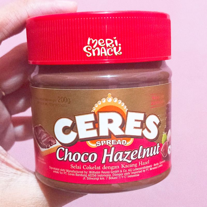 

Ceres Spread Choco Hazelnut 200gr / Selai / Topping Roti