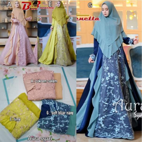 Gamis AURA SYARI Original by BAENETTA