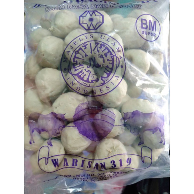 Jual Baso Daging Sapi Warisan Bm Super Halal Isi 50pcs Bakso Bms Kaya