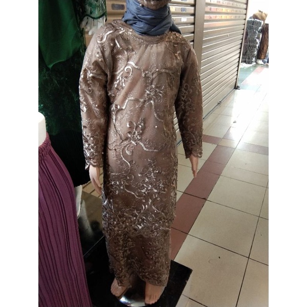 gamis anak wardah/gamis tille tingkat