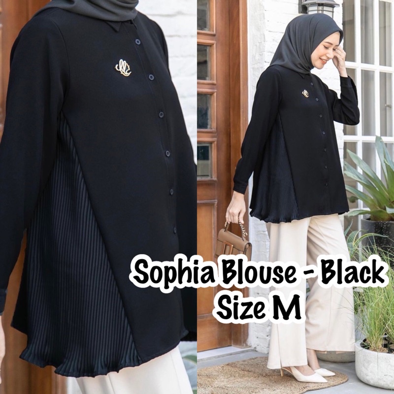 Sophia Blouse by Heaven Light Black size M