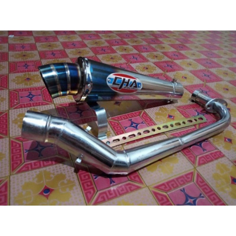knalpot racing cha blumoon untuk motor mio mio sporty mio smaile mio soul