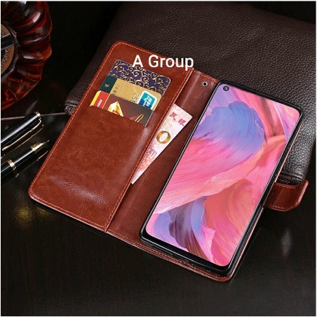 Oppo A74 4G Cover Wallet Leather Case