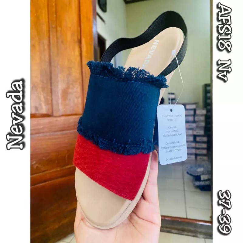 Sandal Nevada Slop Karet Murah