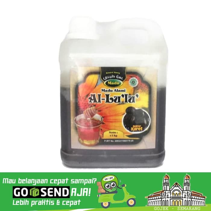 

madu alami madu karet Al Ghuroba lu'lu' 0,5 kg 500 gr BPOM