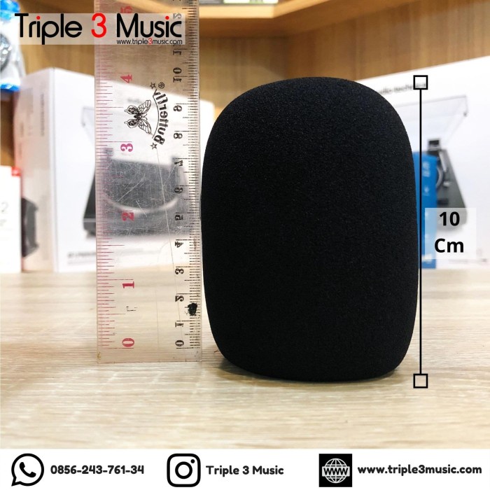 Busa Mic BESAR JUMBO spon Foam Mic Condenser besar mikrofon
