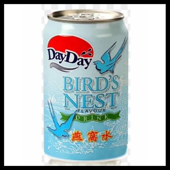 

DISKON TERBATAS !!! DAY DAY SARANG BURUNG WALET MINUMAN KALENG 350ML ISI 24PCS/DUS TERLARIS