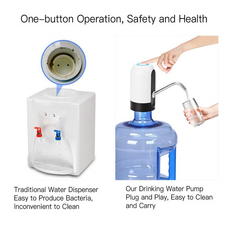 Pompa Galon Portable Elektric | Automatic Water Dispenser Electric | Dispender Air Electrik Langsung Pasang Di Galon, Tidak Ribet