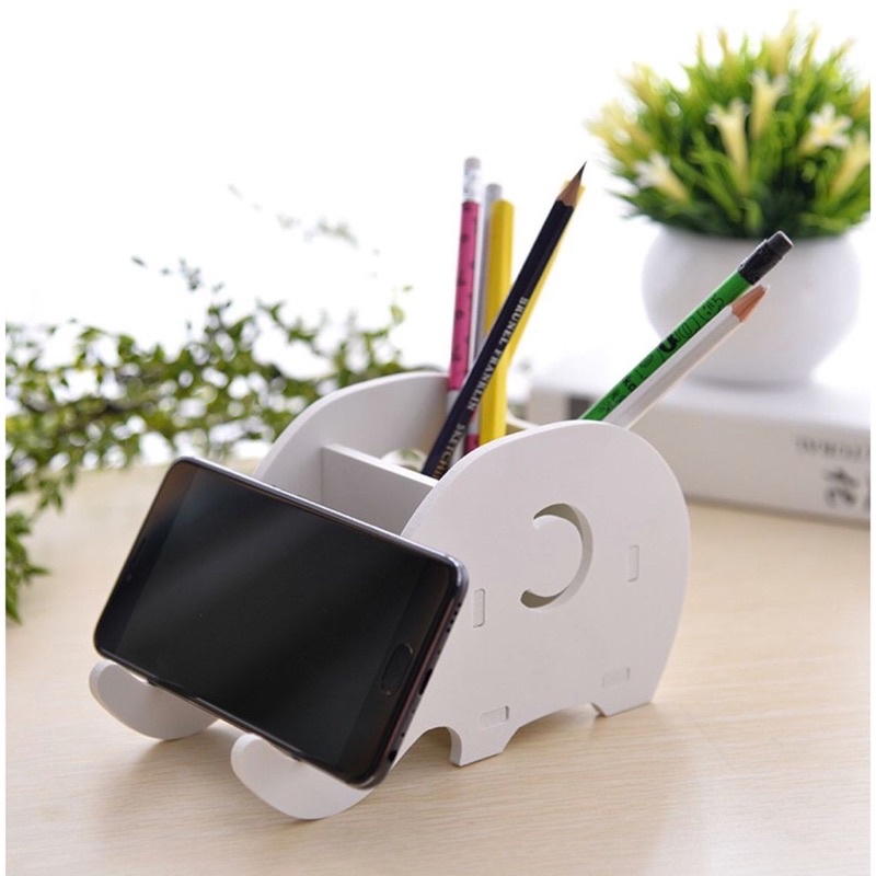 Hiasan meja Handphone holder Tempat Pen Ballpoint Remote