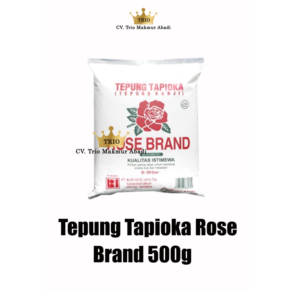 

Tepung tapioka rose brand 500g