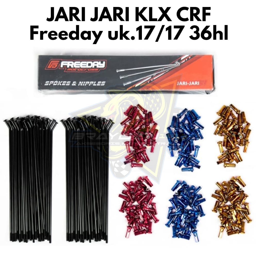 JARI JARI CRF SUPERMOTO/JARI JARI KLX SUPERMOTO/JARI JARI HITAM CRF RING17/JARIJARI KLX 17 17