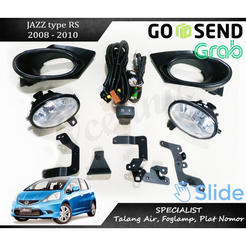 FOGLAMP LAMPU KABUT HONDA NEW JAZZ RS 2008 2009 2010 GE 8
