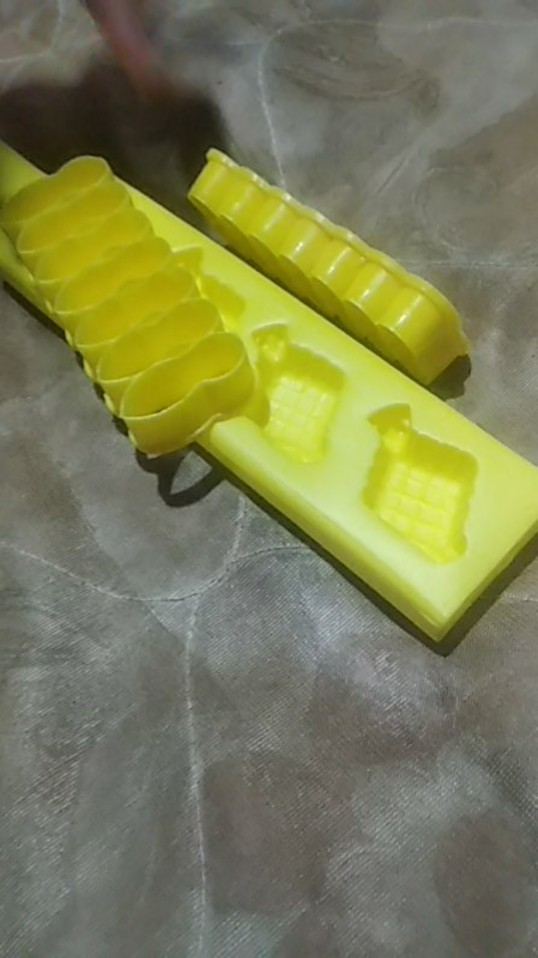 Cetakan Kue Kering Sagu/tok/satu - Kuning