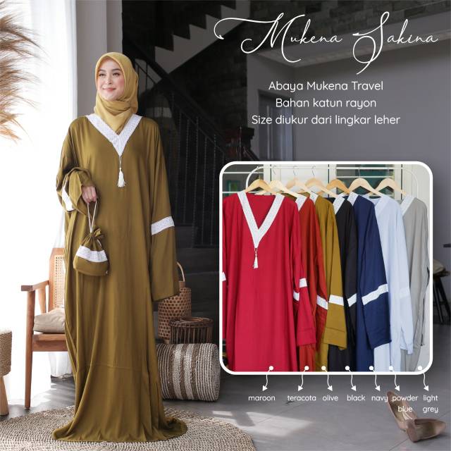 Mukena abaya renda