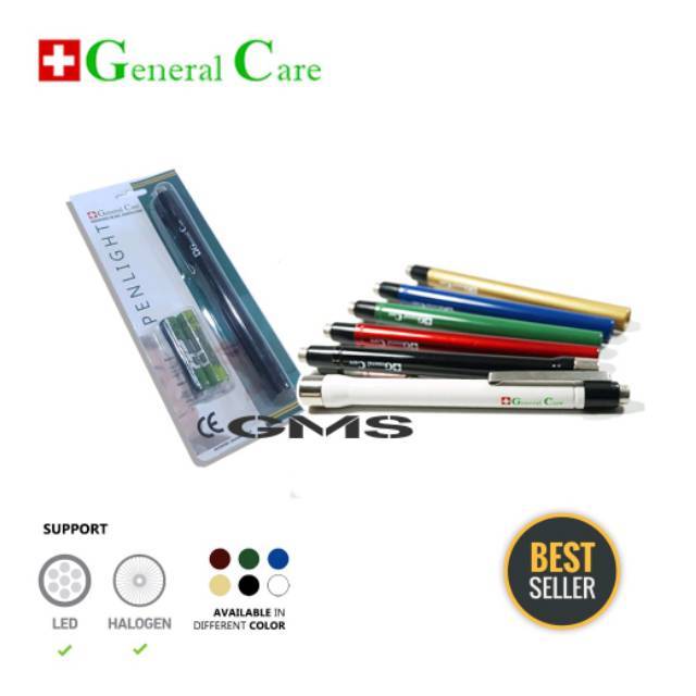 Penlight Halogen General Care / Senter Medis