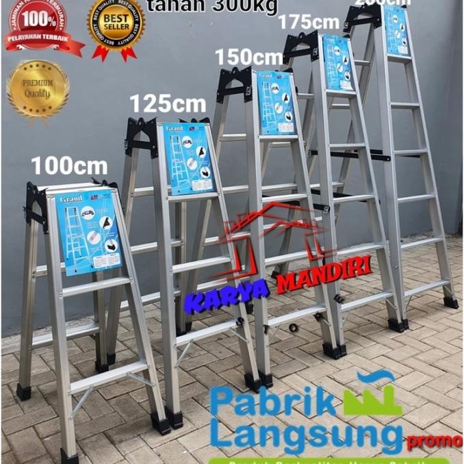 BARU PROMO - TANGGA LIPAT TANGGA ALUMINIUM TANGGA LIPAT JUMBO 1 M 1 25 FDD656ES5