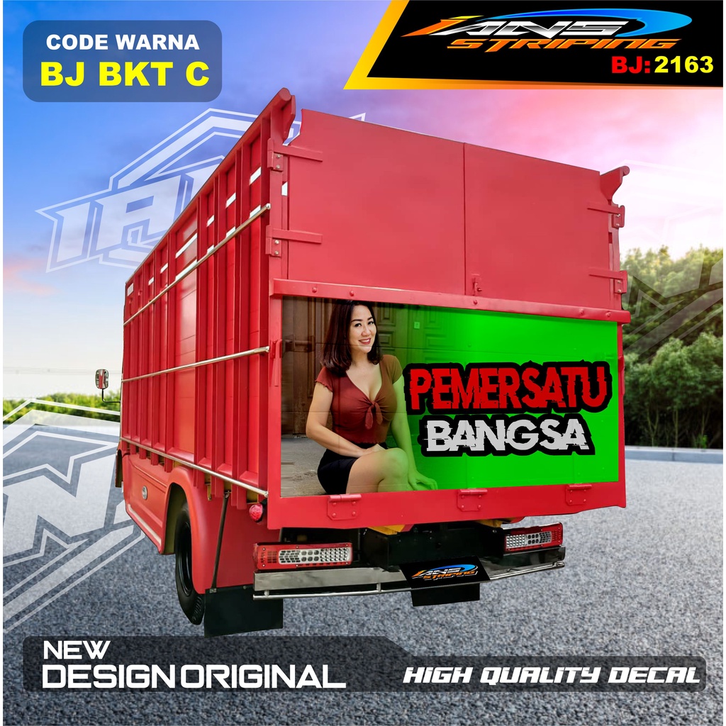 STIKER BAK BELAKANG TRUK DINA / STIKER DECAL PINTU BELAKANG TRUK OMPLONG / STICKER DECAL BAK BELAKANG TRUK HINO / STIKER DECAL PINTU BELAKANG TRUK