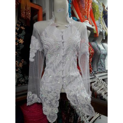 Dijual Kebaya Modern Bordir Putih Limited