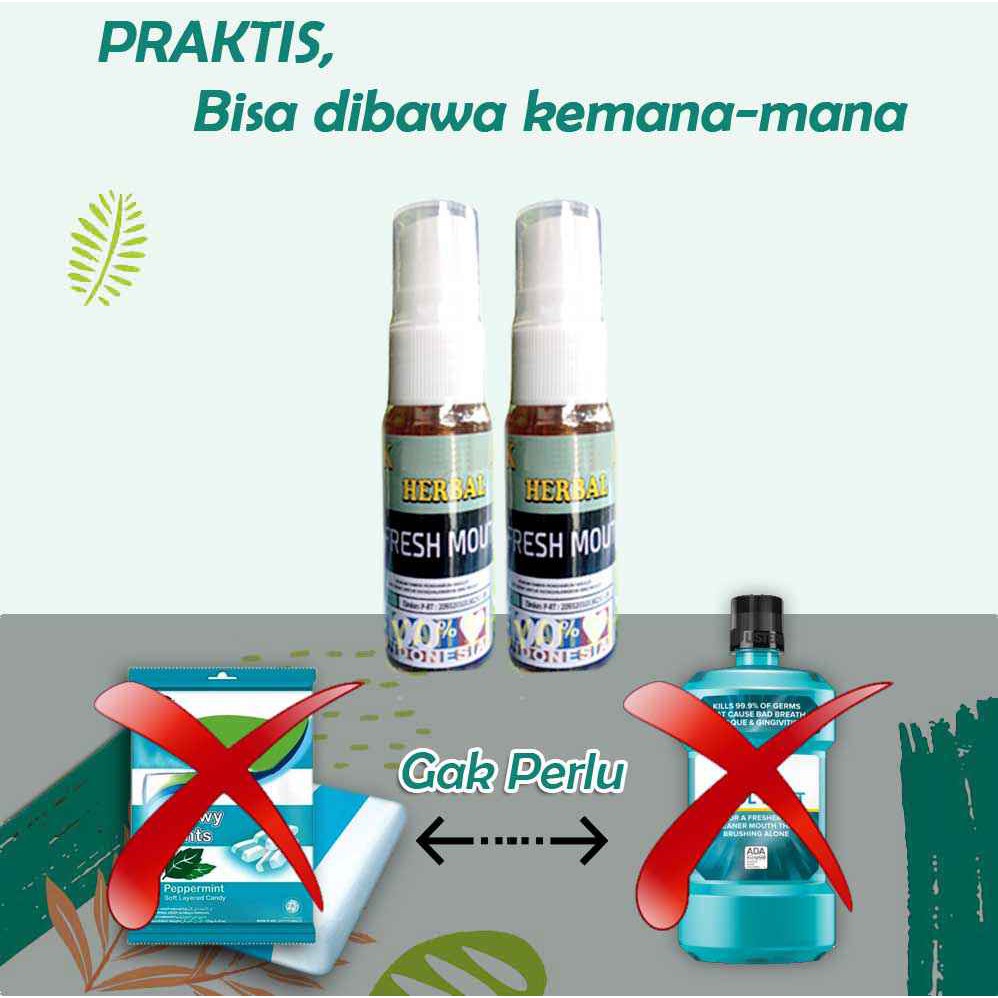 PARFUM MULUT I FRESH MOUTH SMOKER SPRAY PENGHARUM MULUT ASLI KHAZANAH HERBAL