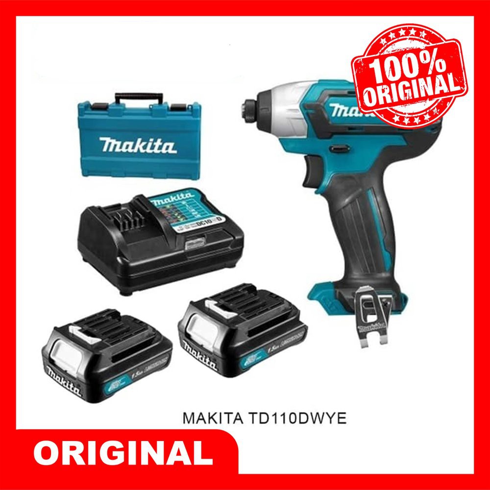 Mesin Bor Obeng Impact Baterai Makita TD110 TD 110