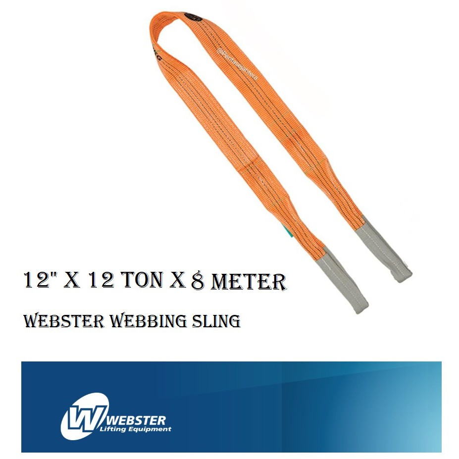 

Webster Webbing Sling 12" x 12 ton x 8 meter