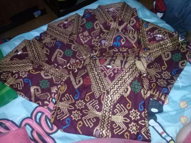 Qnunbatik Kemeja Batik Lengan Panjang Standard - 5l Narita Prodo