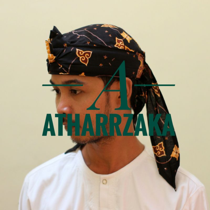 Blangkon Sunda Motif Batik Cirebonan - Iket Sunda