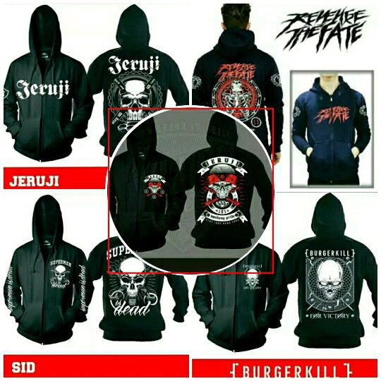 Dijual jaket sweater hoodie zipper JERUJI Diskon