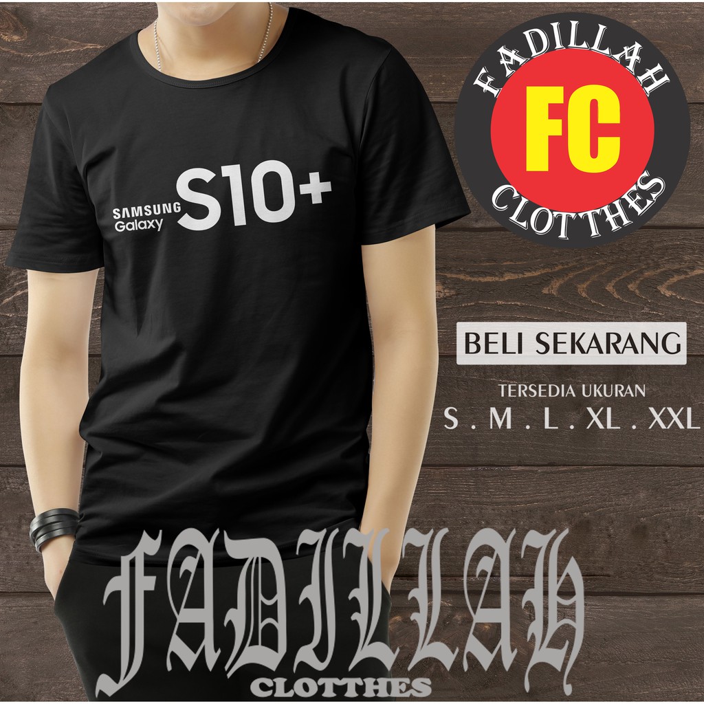 Kaos Baju Samsung Galaxy S10+ Kaos Smartphone