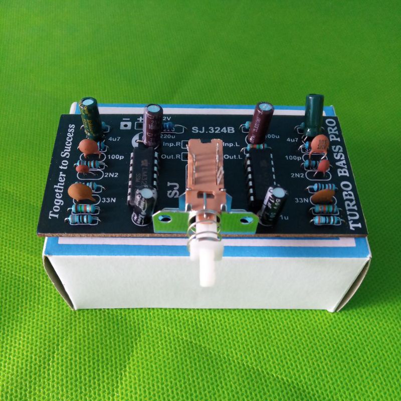 Kit Turbo bass stereo pakai ic LM 324