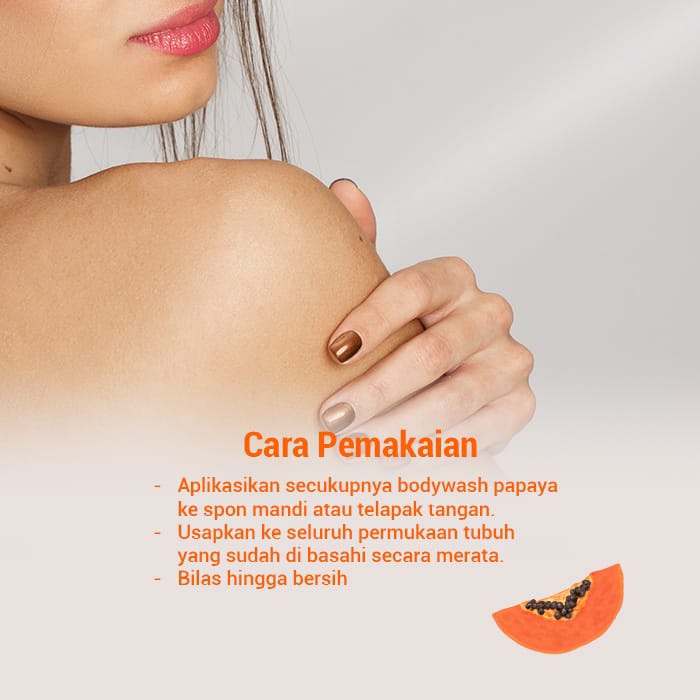 ❤ RATU ❤ Papaya Body Wash By Mamaya 500ml | Sabun Mandi Rejuvenating &amp; Moisturizing (✔️BPOM)