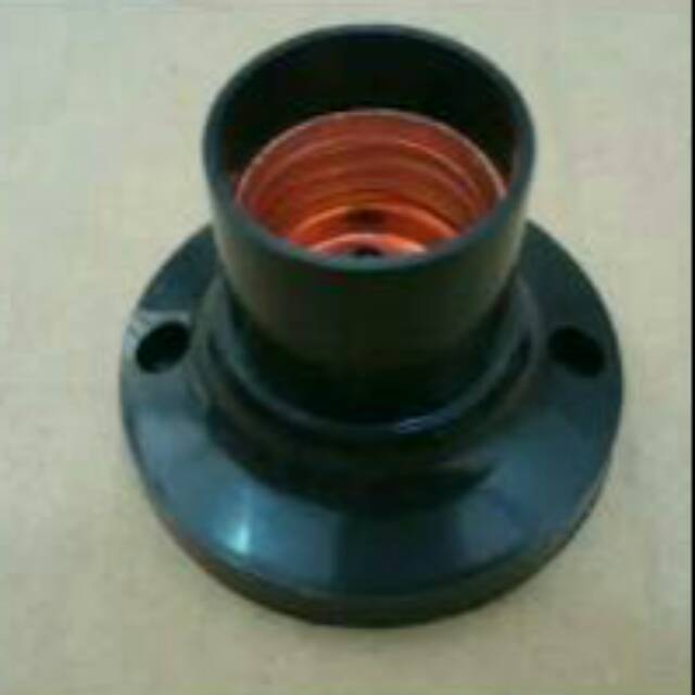 Fiting Plafon Bulat Hitam DX-211