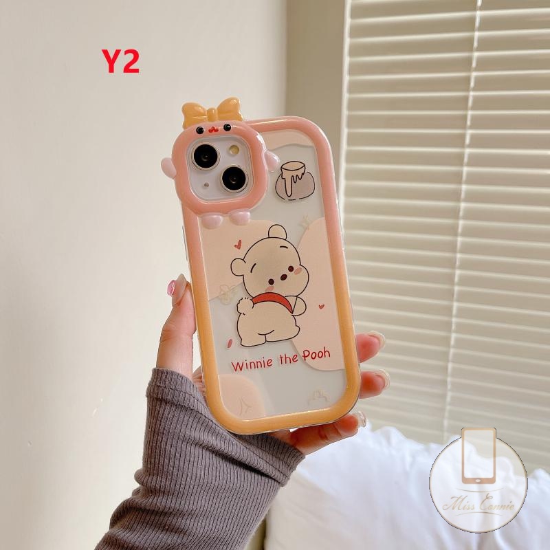 Vivo Y35 Y15s Y22 Y21 Y12 Y16 Y20 Y12i Y11 Y15 Y02s Y15A Y75 T1 Y20s V25 V23 V23E Y17 Y55 Y20i Y33S Y30 Y31 Y91C Y91 Y51 Y53s Kotak Lensa Cute Pochacco Winnie the Pooh Little Monster