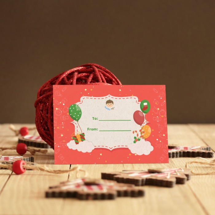 Heiby Baby Gift Card (Christmas) / Kartu Ucapan Bayi