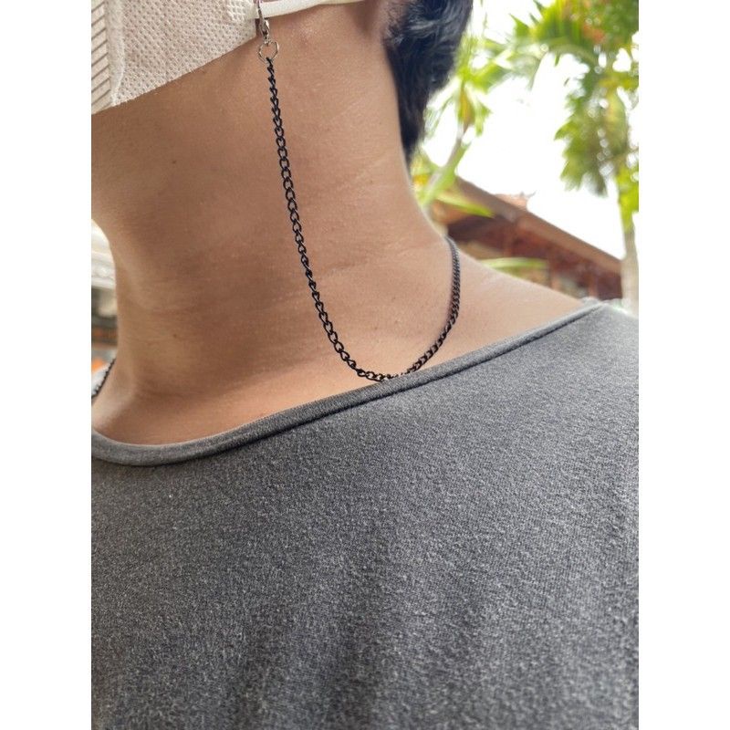 Kalung Strap Masker Rantai cowok - cewek | Tali Masker Kalung