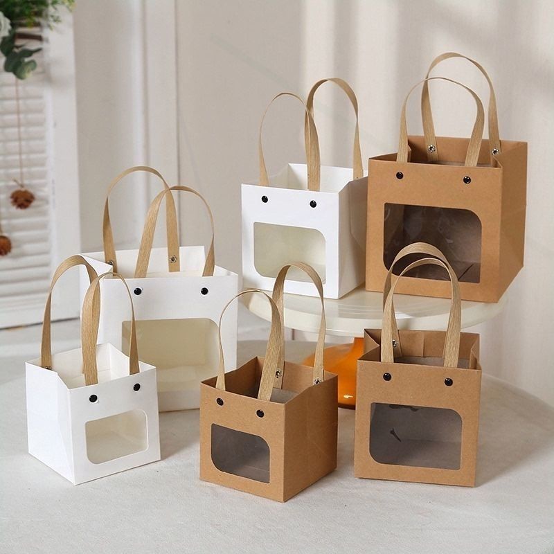 

DY PAPER BAG KANTONG POLOS GIFT BAG POLOS KRAFT WINDOW HADIAH GB-11