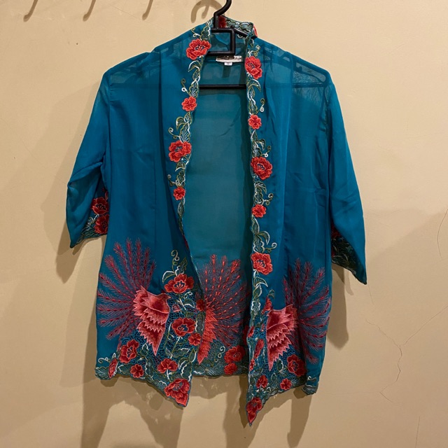 [PRELOVED] ROEMAH KEBAYA encim burung merak bunga