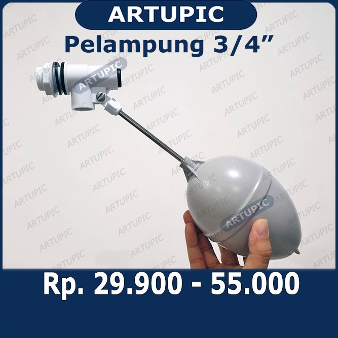 Pelampung Air 3per4 PVC 3 per 4 Floating Floater 3-4 inch dim