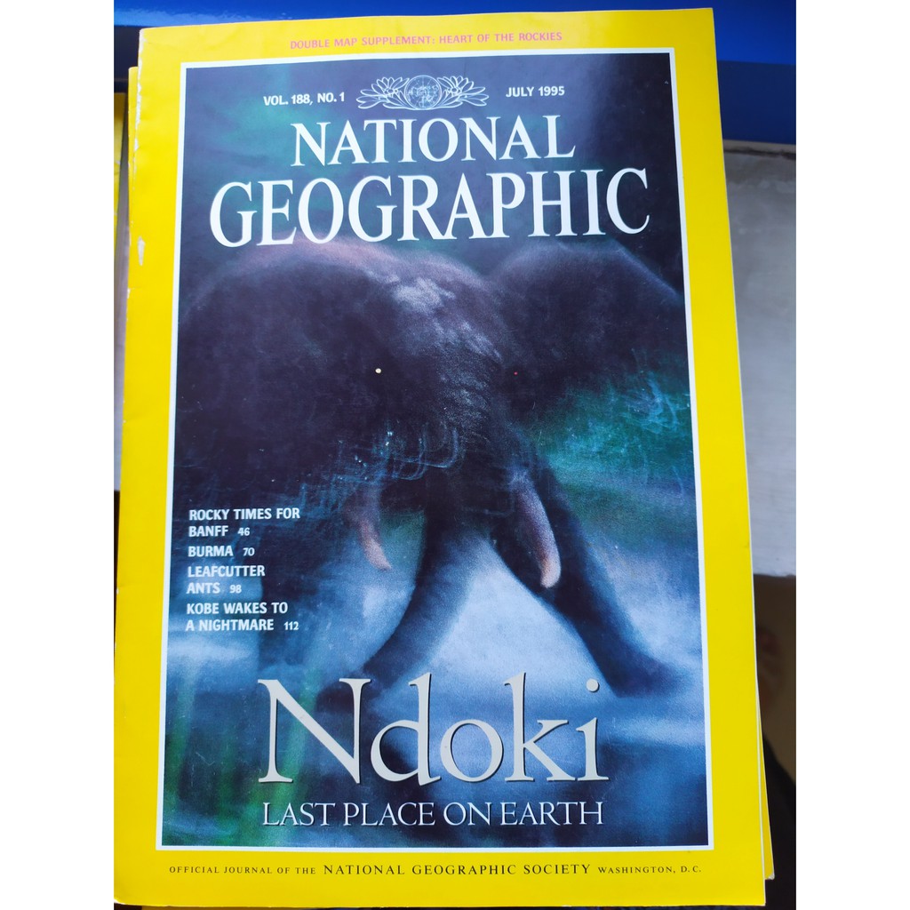 Majalah National Geographic July 1995 Bekas