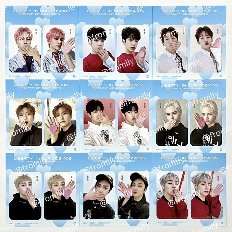 READY] CRAVITY 1st Album Part.2 LIBERTY : IN OUR COSMOS Starship Square Benefit Photocard PC SSQ Ser